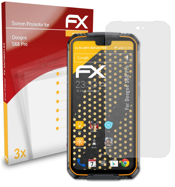 atFoliX FX-Antireflex Displayschutzfolie für DOOGEE S68 Pro