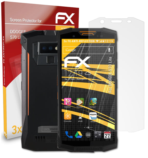 atFoliX FX-Antireflex Displayschutzfolie für DOOGEE S70 Lite