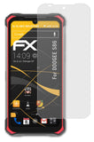 Panzerfolie atFoliX kompatibel mit DOOGEE S86, entspiegelnde und stoßdämpfende FX (3X)