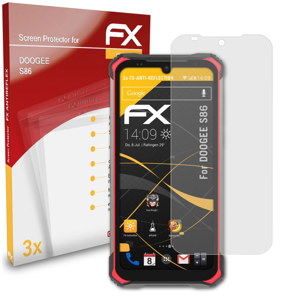 atFoliX FX-Antireflex Displayschutzfolie für DOOGEE S86