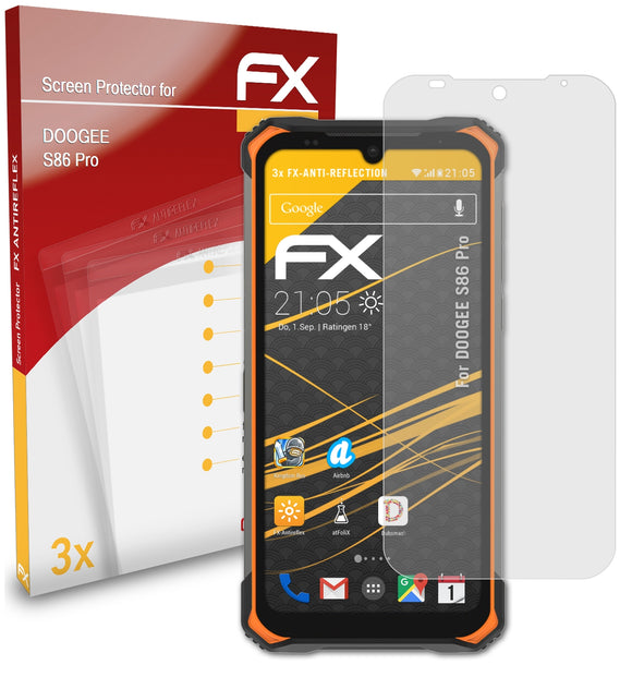 atFoliX FX-Antireflex Displayschutzfolie für DOOGEE S86 Pro