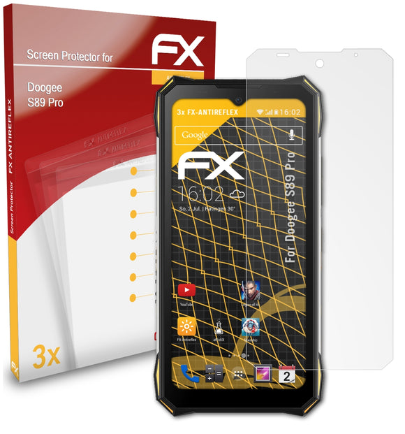 atFoliX FX-Antireflex Displayschutzfolie für DOOGEE S89 Pro