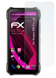 Glasfolie atFoliX kompatibel mit DOOGEE S89 Pro, 9H Hybrid-Glass FX
