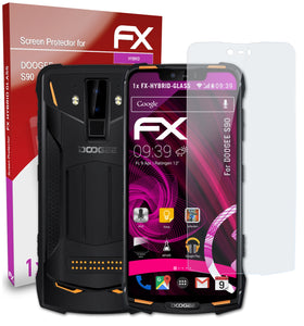 atFoliX FX-Hybrid-Glass Panzerglasfolie für DOOGEE S90