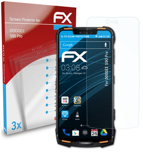 atFoliX FX-Clear Schutzfolie für DOOGEE S90 Pro