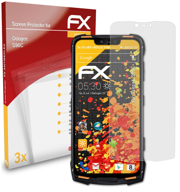 atFoliX FX-Antireflex Displayschutzfolie für DOOGEE S90C