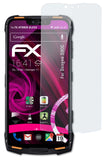 Glasfolie atFoliX kompatibel mit DOOGEE S90C, 9H Hybrid-Glass FX