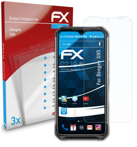 atFoliX FX-Clear Schutzfolie für DOOGEE S95