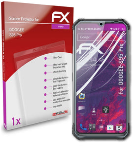 atFoliX FX-Hybrid-Glass Panzerglasfolie für DOOGEE S95 Pro