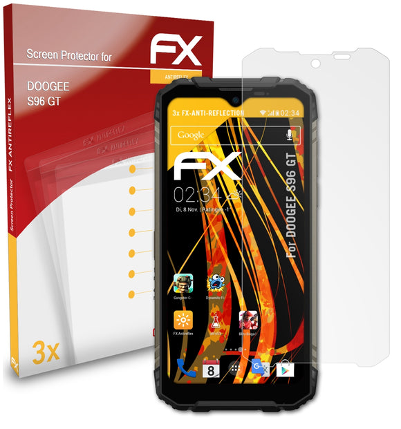 atFoliX FX-Antireflex Displayschutzfolie für DOOGEE S96 GT