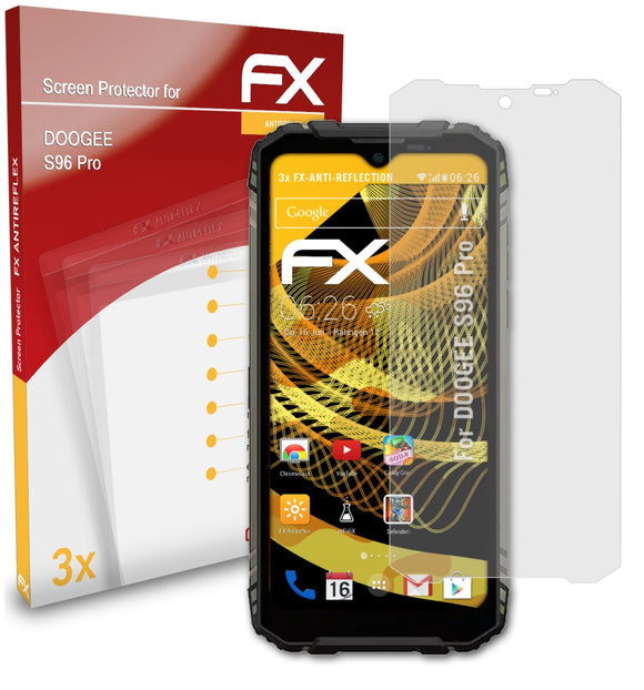 atFoliX FX-Antireflex Displayschutzfolie für DOOGEE S96 Pro