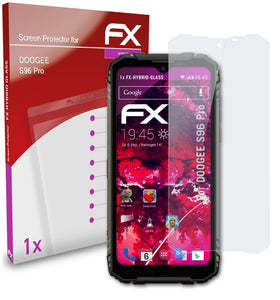 atFoliX FX-Hybrid-Glass Panzerglasfolie für DOOGEE S96 Pro