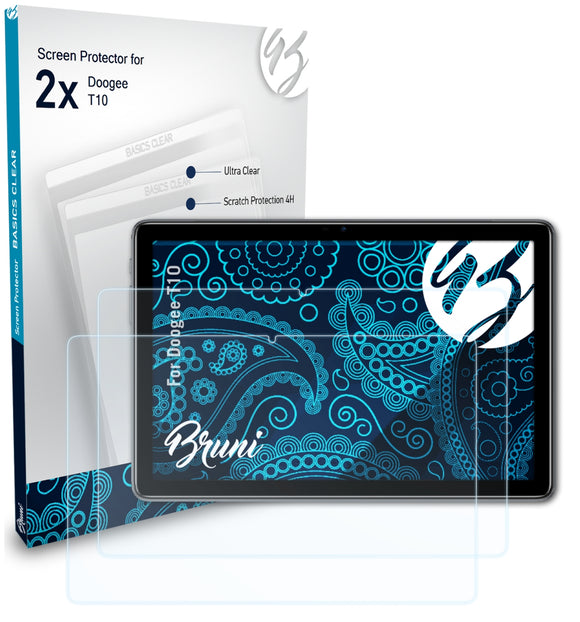 Bruni Basics-Clear Displayschutzfolie für DOOGEE T10