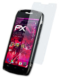 Glasfolie atFoliX kompatibel mit DOOGEE T5, 9H Hybrid-Glass FX