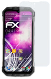 Glasfolie atFoliX kompatibel mit Doogee V Max, 9H Hybrid-Glass FX