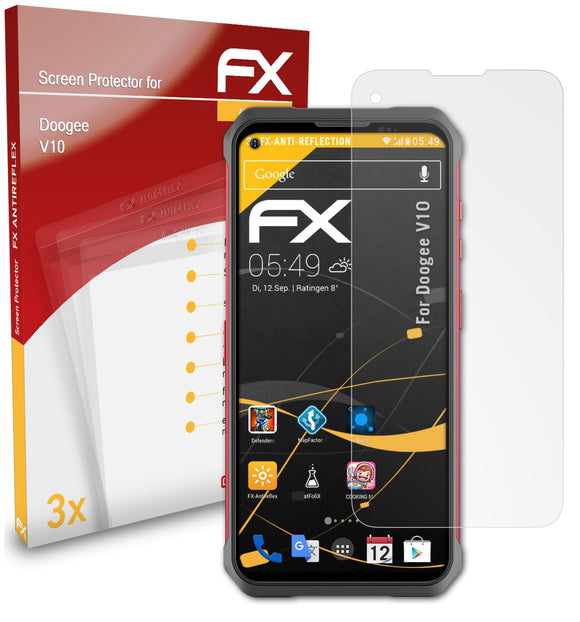 atFoliX FX-Antireflex Displayschutzfolie für DOOGEE V10