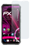 Glasfolie atFoliX kompatibel mit DOOGEE V11, 9H Hybrid-Glass FX