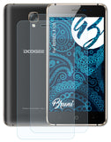 Schutzfolie Bruni kompatibel mit DOOGEE X10S, glasklare (2X)