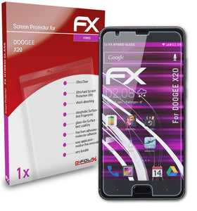 atFoliX FX-Hybrid-Glass Panzerglasfolie für DOOGEE X20