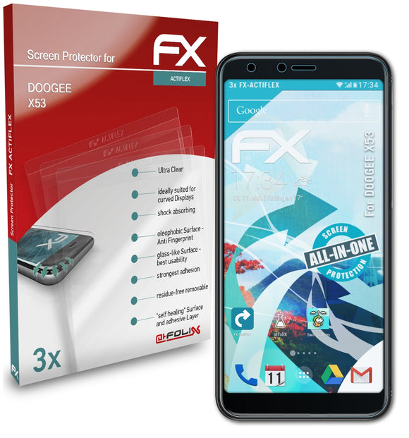 atFoliX FX-ActiFleX Displayschutzfolie für DOOGEE X53