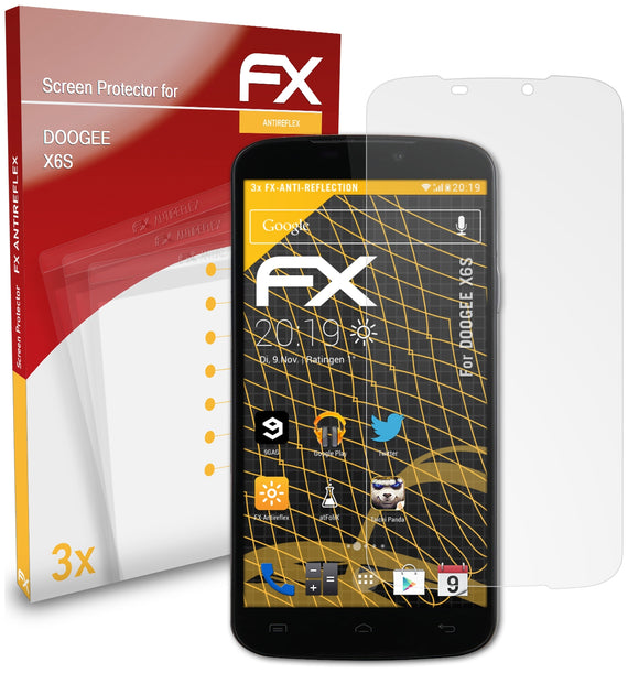 atFoliX FX-Antireflex Displayschutzfolie für DOOGEE X6S