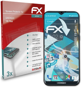 atFoliX FX-ActiFleX Displayschutzfolie für DOOGEE Y8 Plus