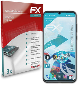 atFoliX FX-ActiFleX Displayschutzfolie für DOOGEE Y9 Plus