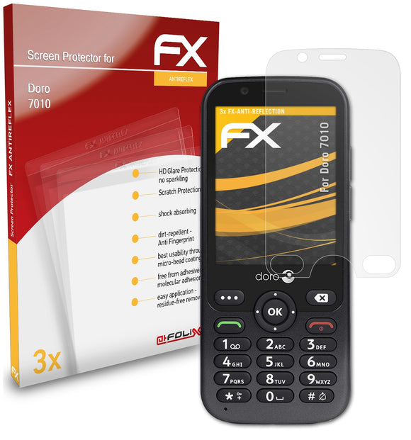 atFoliX FX-Antireflex Displayschutzfolie für Doro 7010