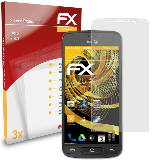 atFoliX FX-Antireflex Displayschutzfolie für Doro 8040