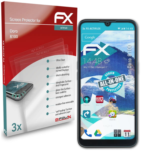 atFoliX FX-ActiFleX Displayschutzfolie für Doro 8100