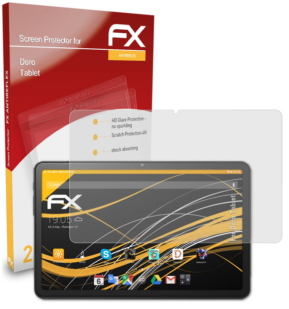 atFoliX FX-Antireflex Displayschutzfolie für Doro Tablet
