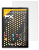 Panzerfolie atFoliX kompatibel mit Dragon Touch Notepad 102 Tablet, entspiegelnde und stoßdämpfende FX (2X)