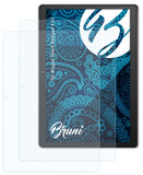 Schutzfolie Bruni kompatibel mit Dragon Touch Notepad K10, glasklare (2X)