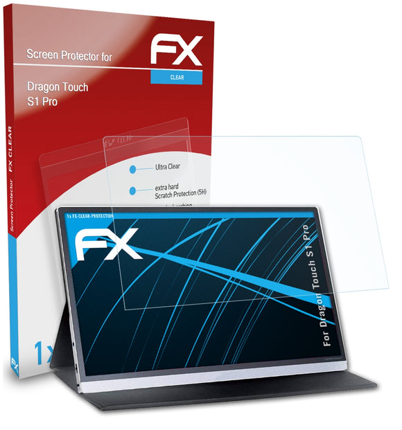 atFoliX FX-Clear Schutzfolie für Dragon Touch S1 Pro