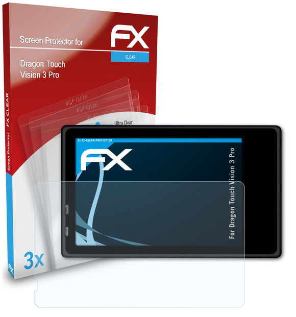 atFoliX FX-Clear Schutzfolie für Dragon Touch Vision 3 Pro
