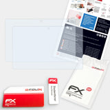 Lieferumfang von Dragon Touch X10 (10.6 inch) FX-Clear Schutzfolie, Montage Zubehör inklusive