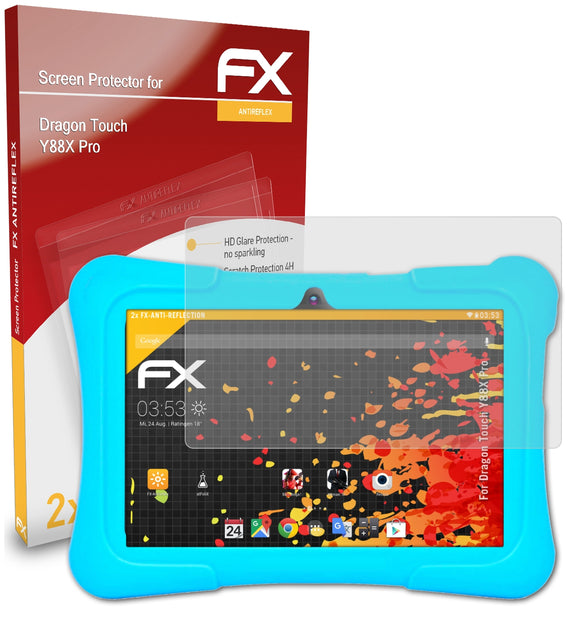 atFoliX FX-Antireflex Displayschutzfolie für Dragon Touch Y88X Pro