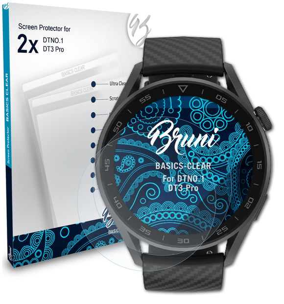 Bruni Basics-Clear Displayschutzfolie für DTNO.1 DT3 Pro