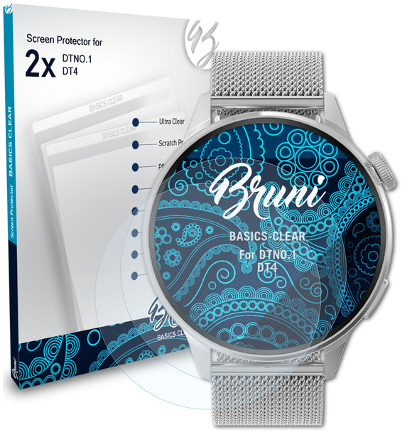 Bruni Basics-Clear Displayschutzfolie für DTNO.1 DT4