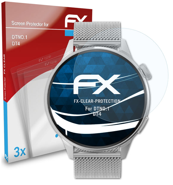 atFoliX FX-Clear Schutzfolie für DTNO.1 DT4