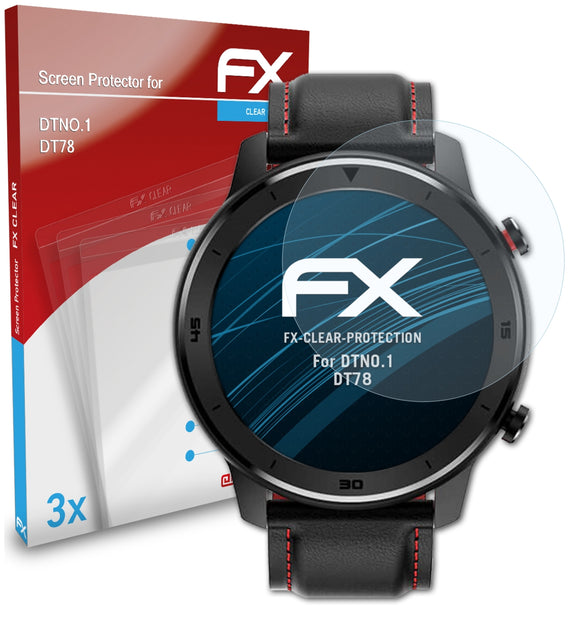 atFoliX FX-Clear Schutzfolie für DTNO.1 DT78