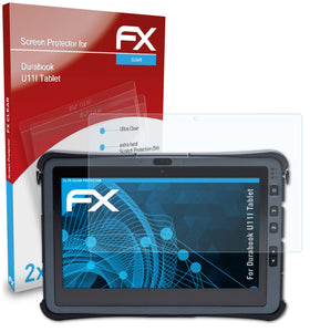 atFoliX FX-Clear Schutzfolie für Durabook U11I Tablet