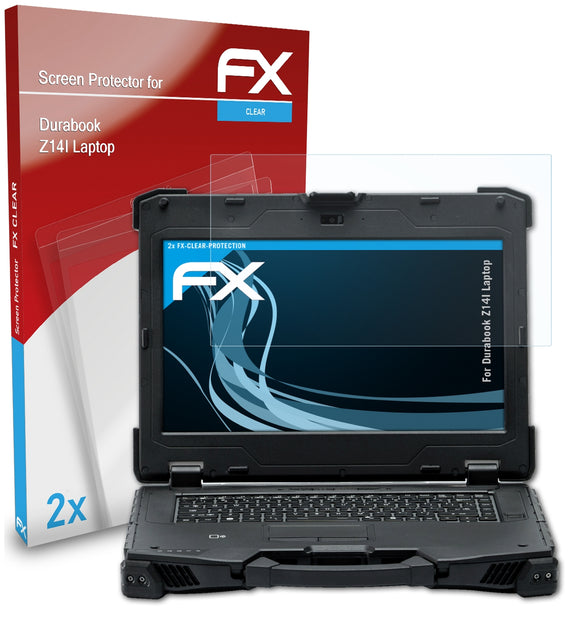 atFoliX FX-Clear Schutzfolie für Durabook Z14I Laptop