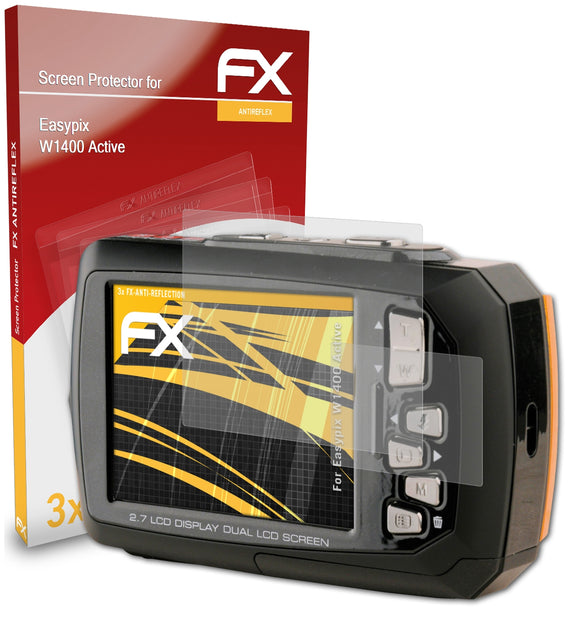 atFoliX FX-Antireflex Displayschutzfolie für Easypix W1400 Active