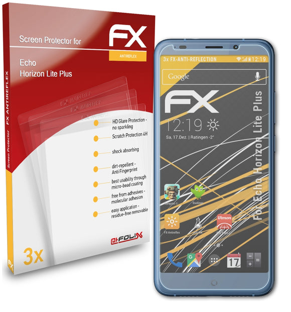 atFoliX FX-Antireflex Displayschutzfolie für Echo Horizon Lite Plus