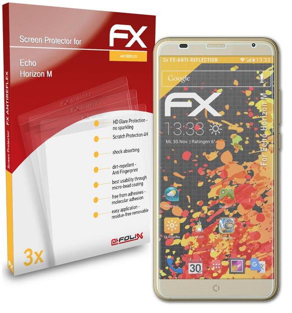 atFoliX FX-Antireflex Displayschutzfolie für Echo Horizon M