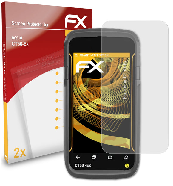 atFoliX FX-Antireflex Displayschutzfolie für ecom CT50-Ex