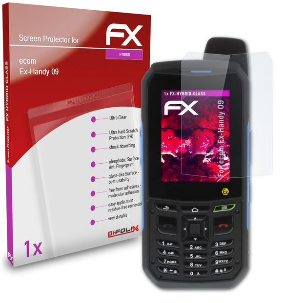 atFoliX FX-Hybrid-Glass Panzerglasfolie für ecom Ex-Handy 09