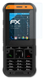 Schutzfolie atFoliX kompatibel mit ecom Ex-Handy 10, ultraklare FX (3X)
