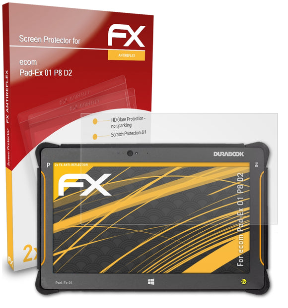 atFoliX FX-Antireflex Displayschutzfolie für ecom Pad-Ex 01 P8 D2